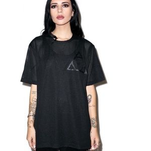 Unit Mesh Jersey Top